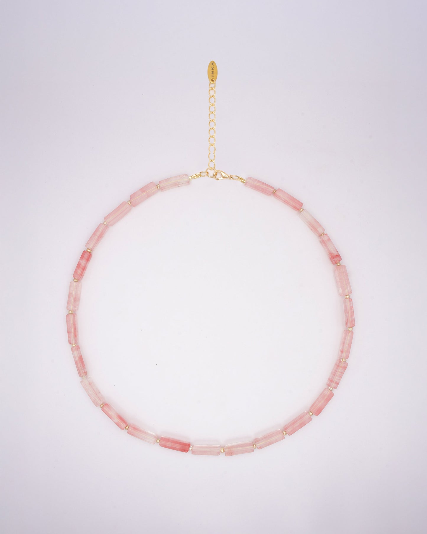 Avi Rose Quartz Necklace