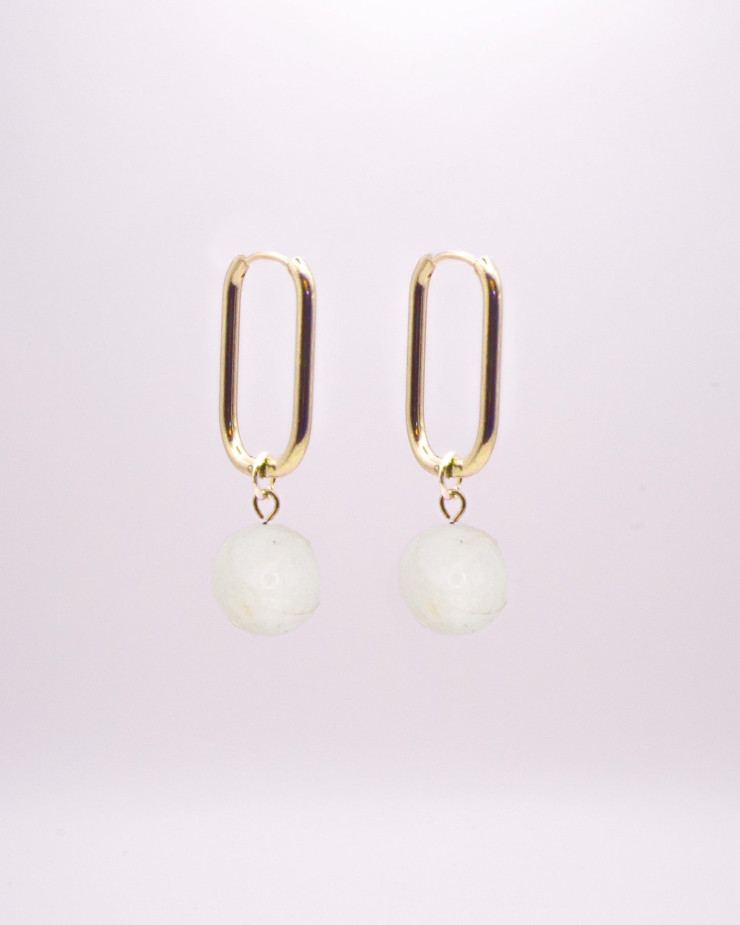 Boucles d'oreilles Cara Pierre de Lune