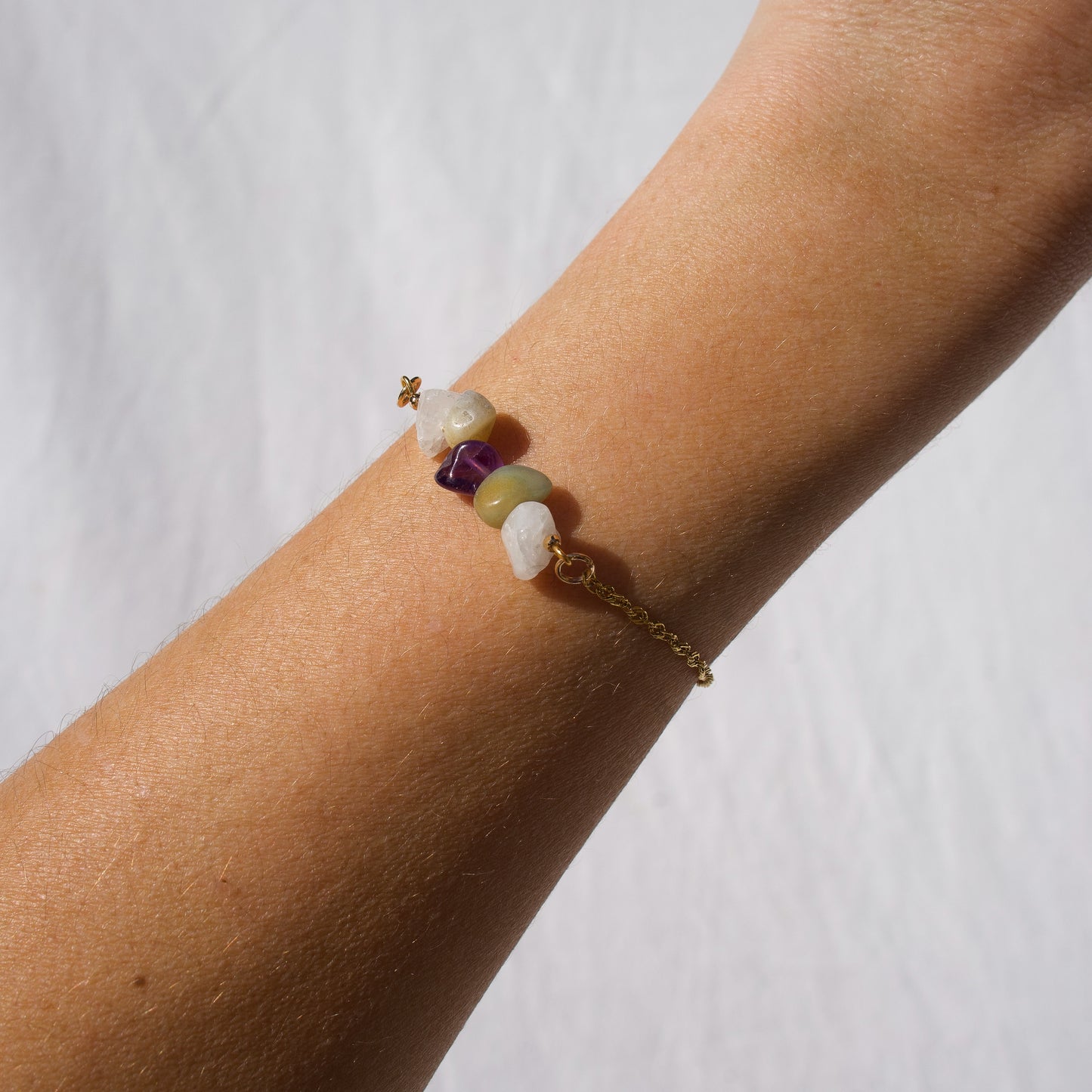 Kida - Pierre de lune, Amazonite & Améthyste