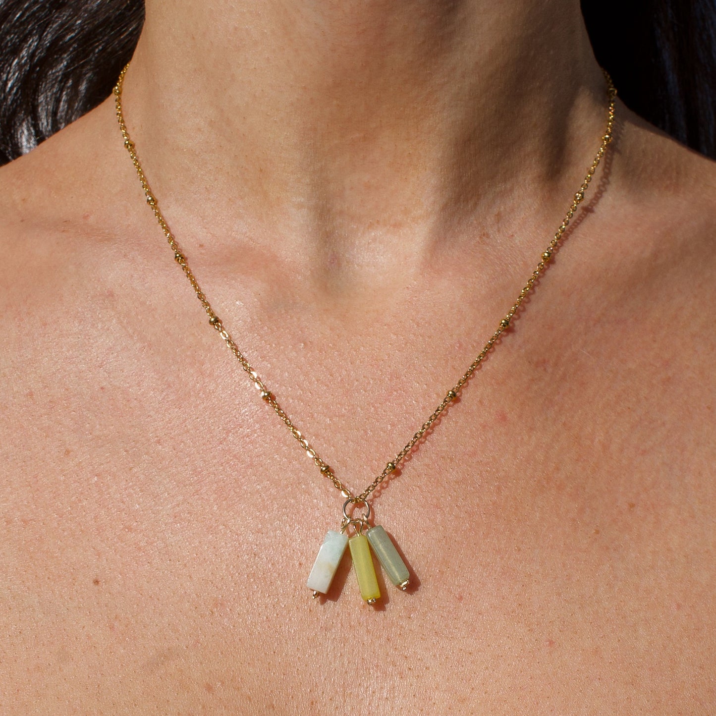 Inka - Amazonite, Aventurine & Quartz citron