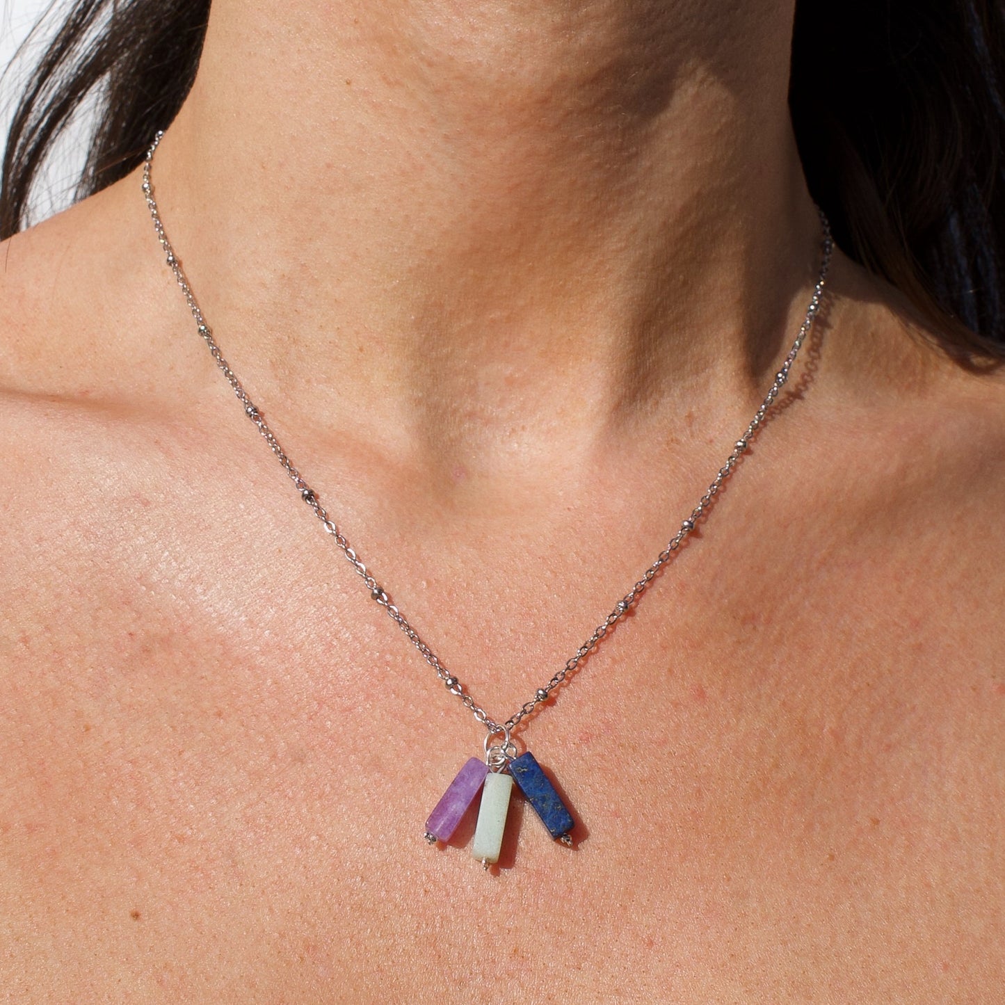 Inka - Lapis Lazuli, Amethyst & Amazonite
