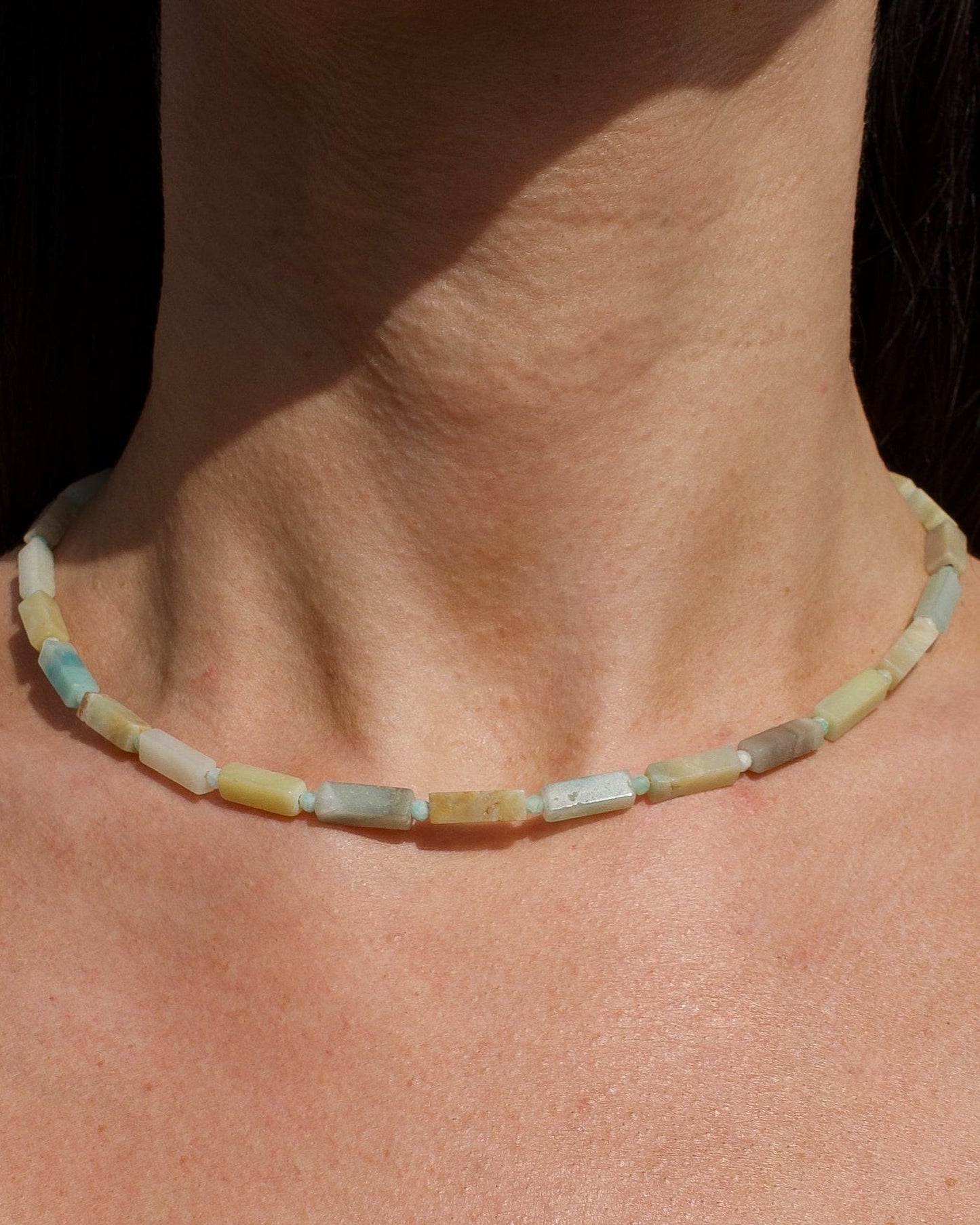 Collier Avi deux Amazonite