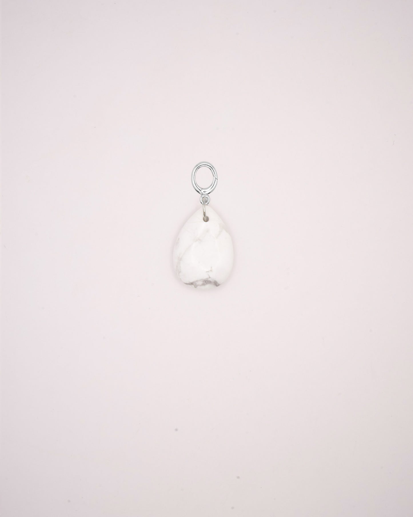 Pierre goutte Howlite interchangeable