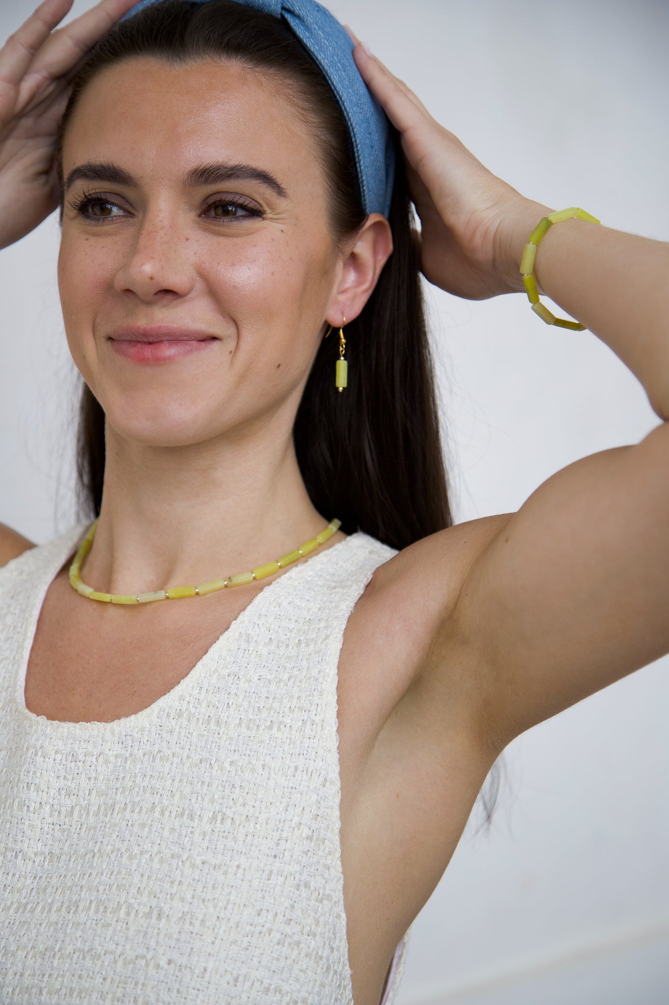 Pulsera de cuarzo limón Avi