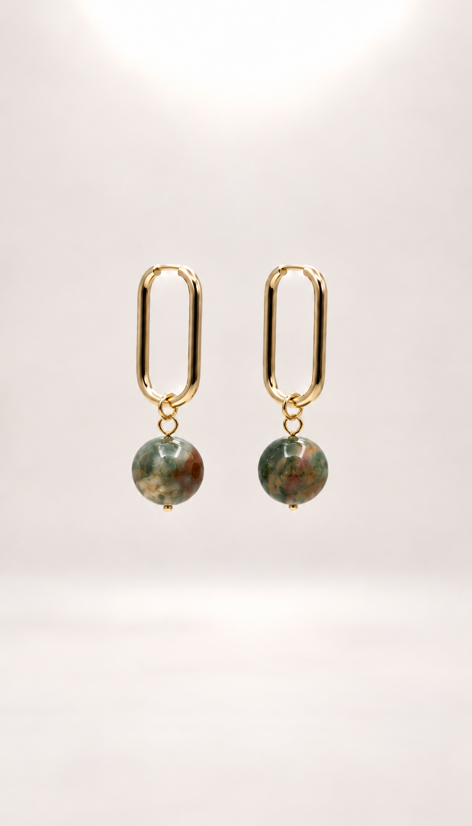 Boucles d'oreilles Cara Agate Indienne