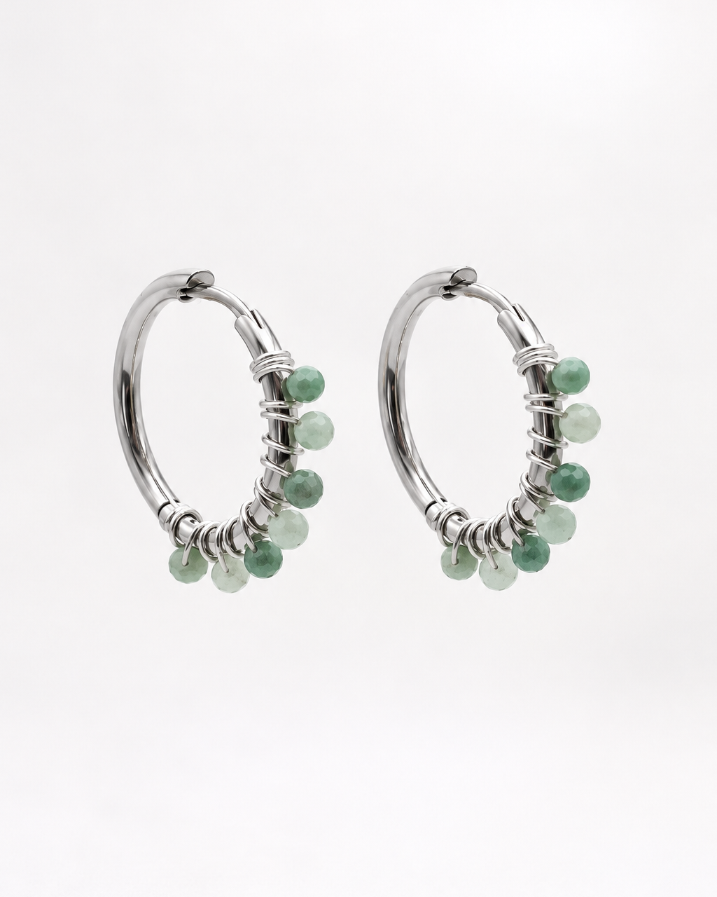 Boucles d'oreilles Liv Aventurine
