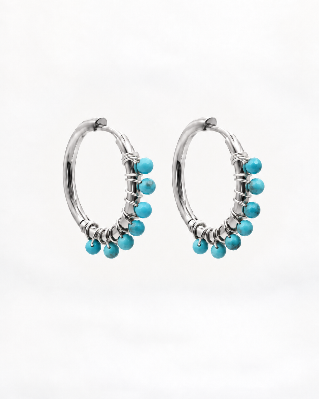 Boucles d'oreilles Liv Turquoise