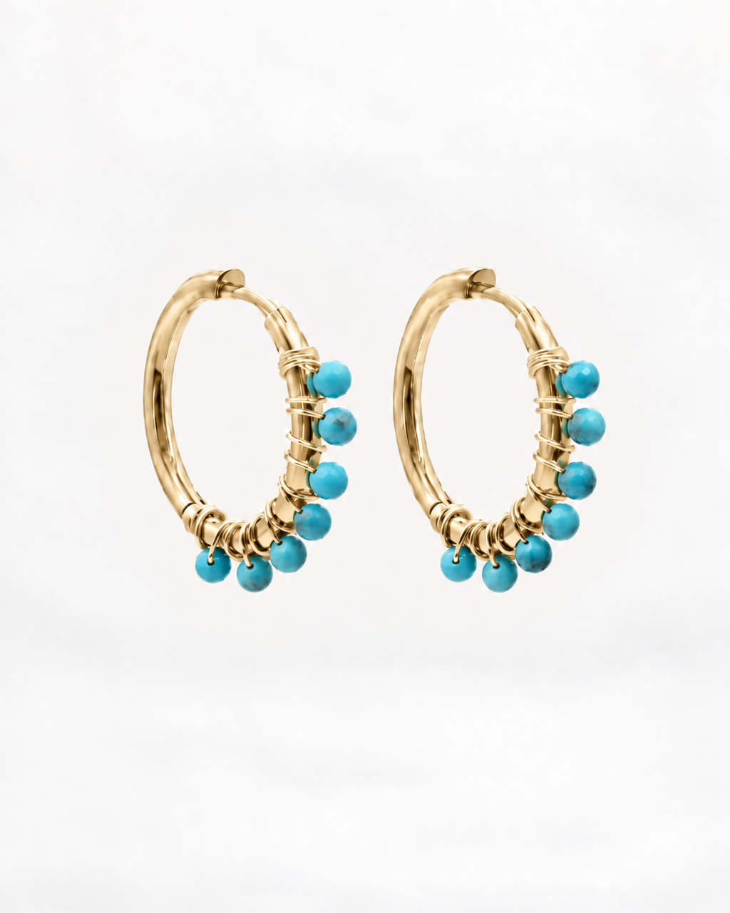 Boucles d'oreilles Liv Turquoise