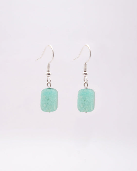 Boucles d'oreilles Yahad Amazonite