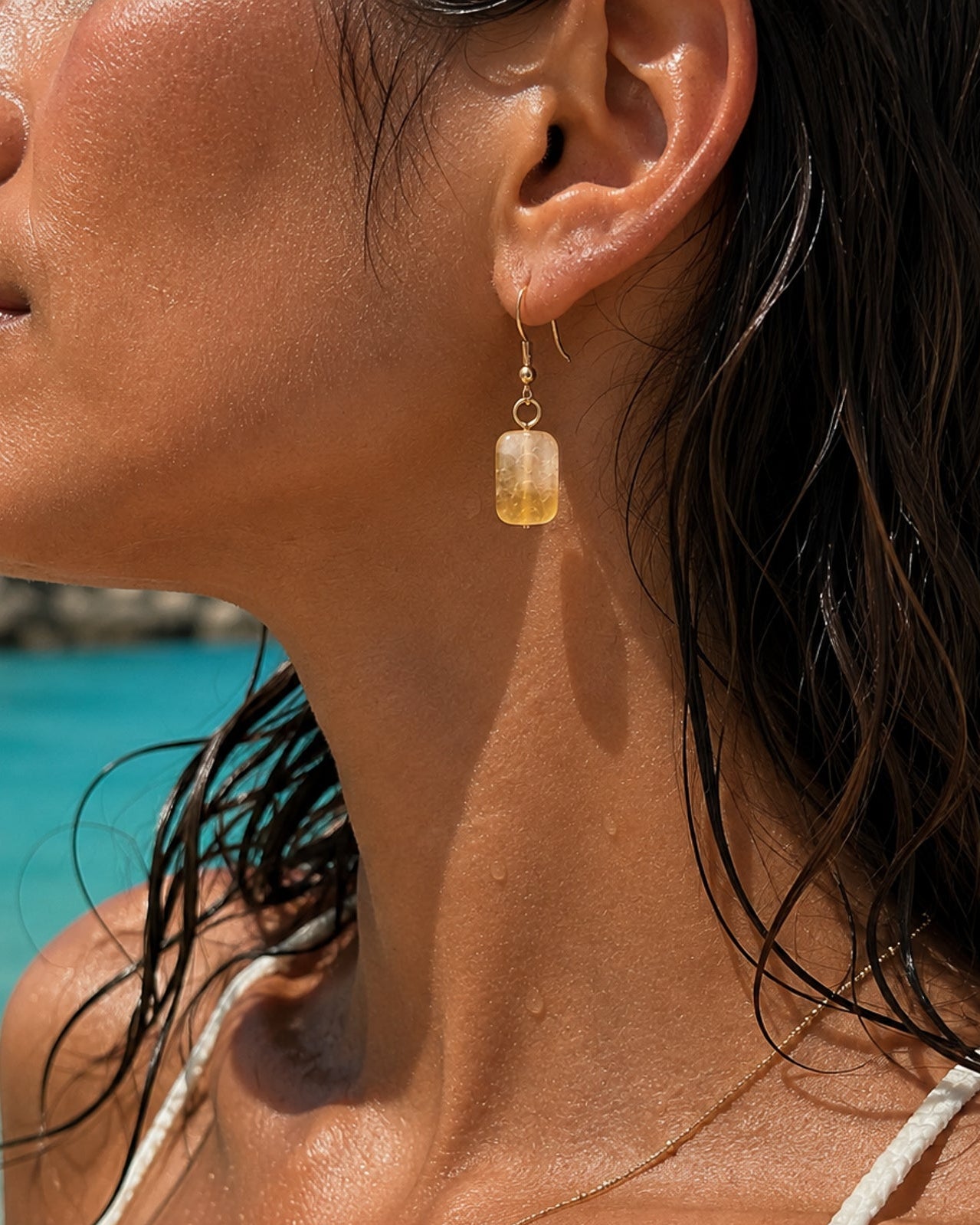 Pendientes Yahad Citrino