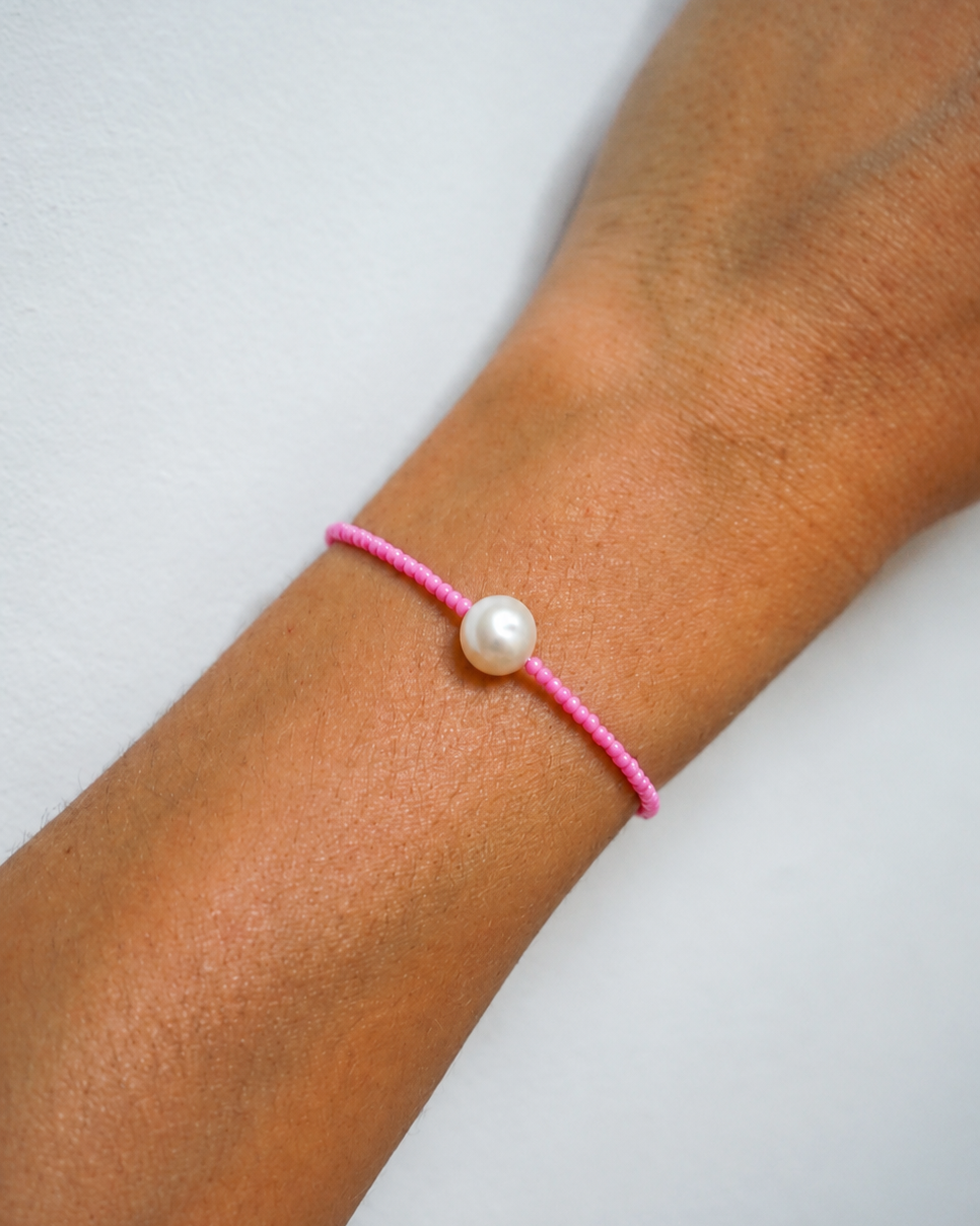 Mother-of-Pearl and Pearl Bracelet