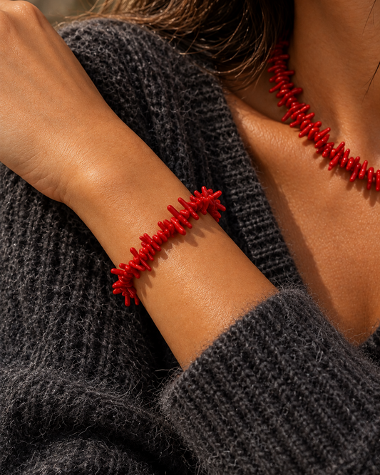 Bracelet Corail rouge