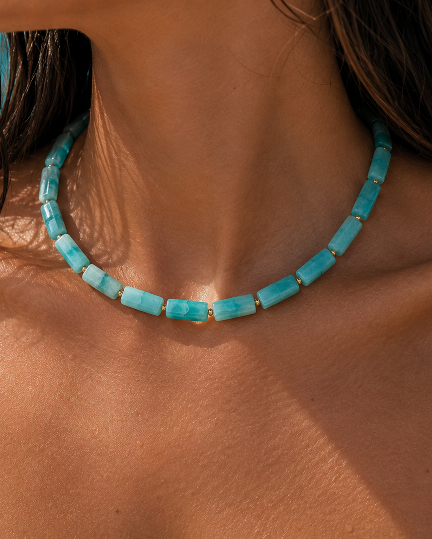 Collar Avi Amazonita
