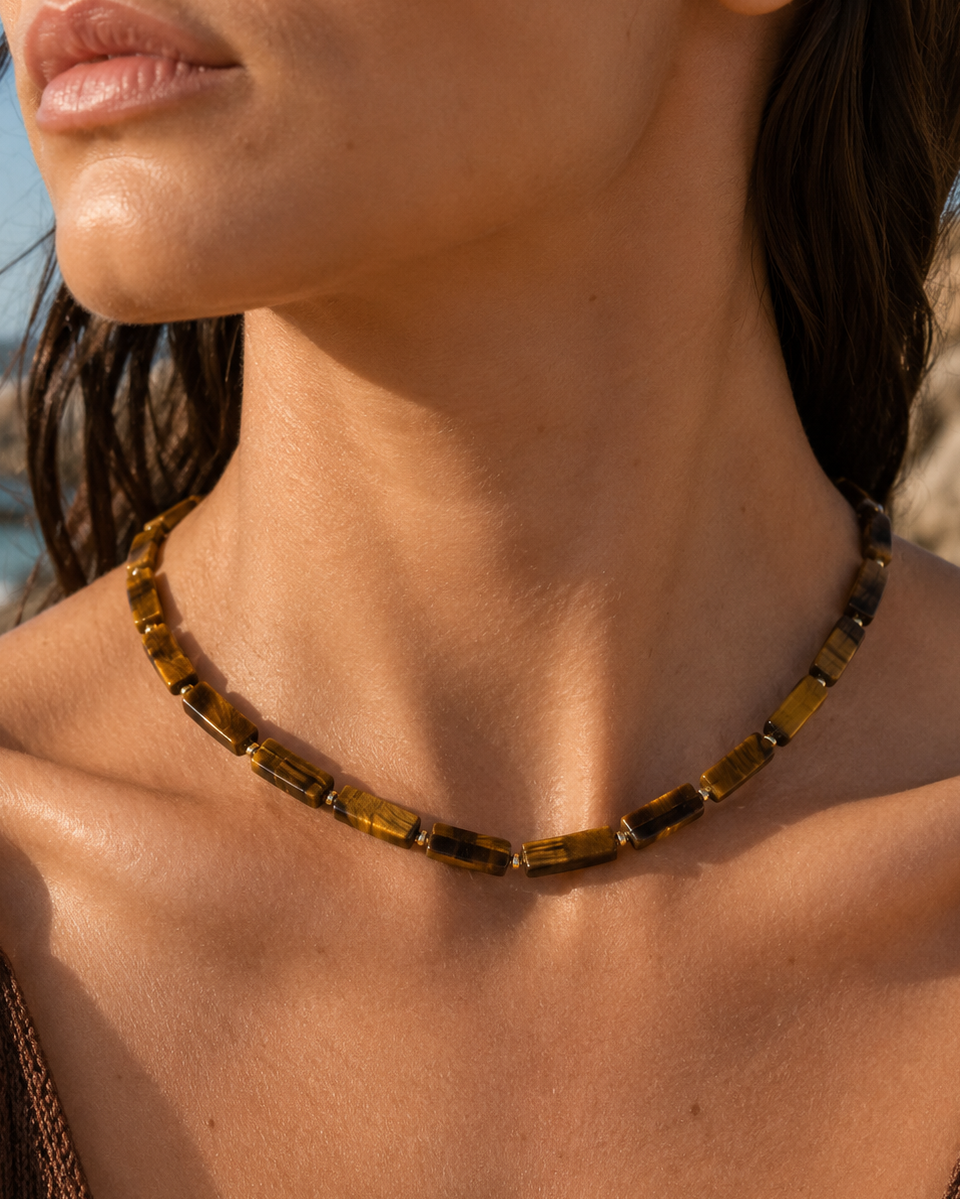 Collar Avi Ojo de Tigre