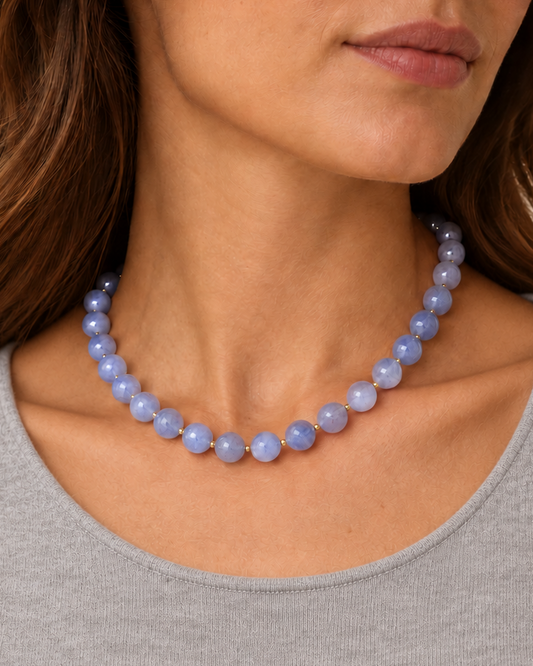 Collier Cara Aigue-Marine