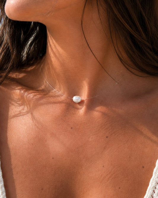 White Mother of Pearl Necklace