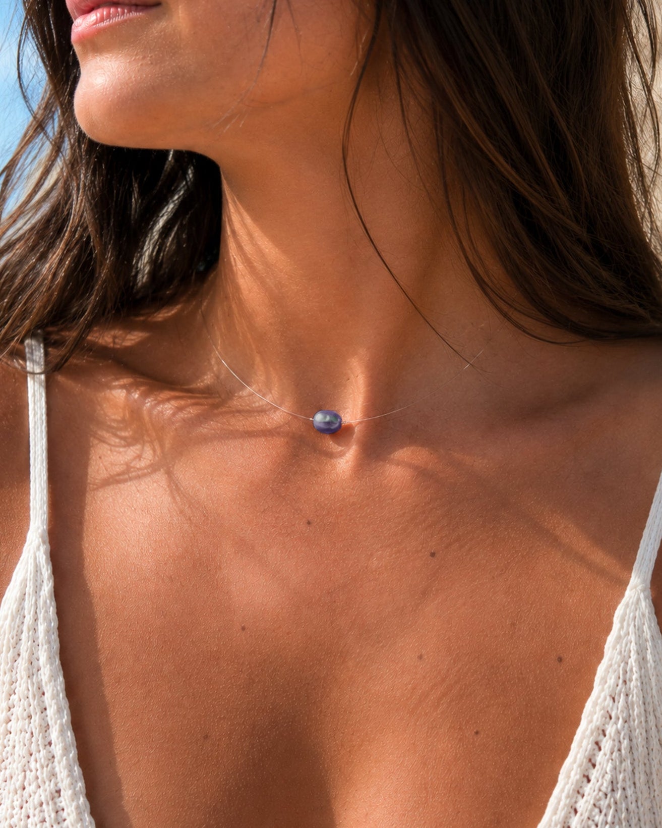 Black Mother-of-Pearl Necklace