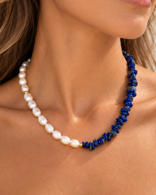 Red coral necklace