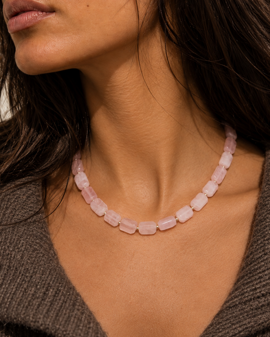 Collier Yahad Quartz rose