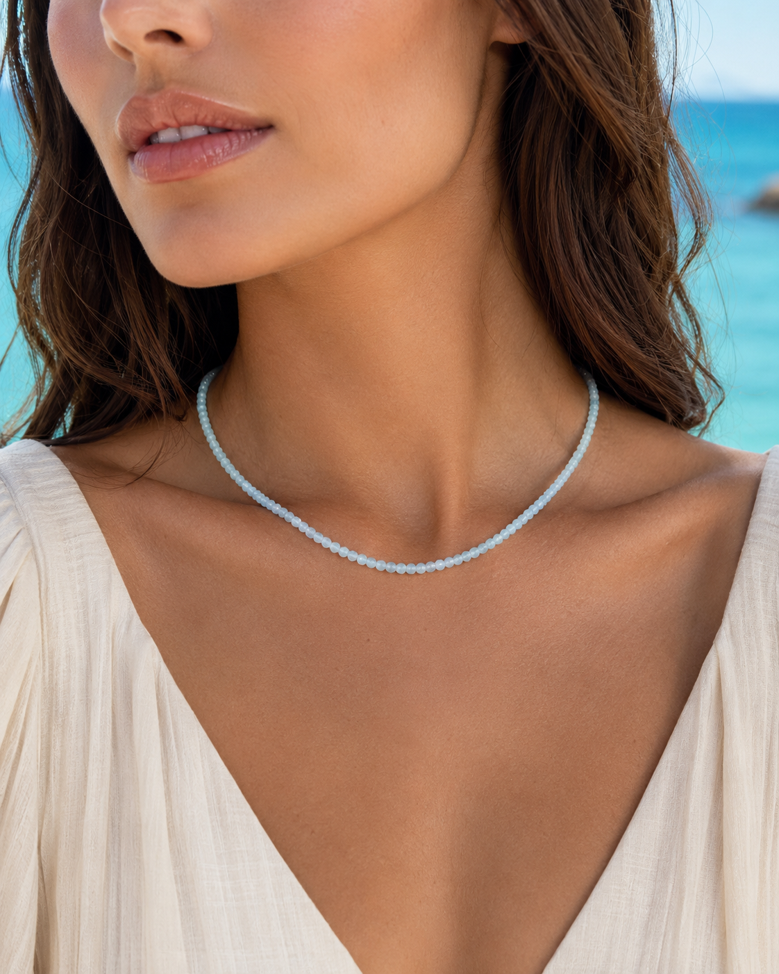 Collar Liv Aguamarina