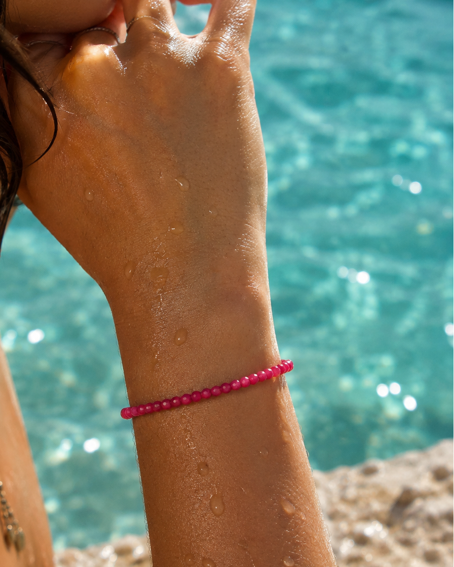 Pulsera Liv Cuarzo Rosa