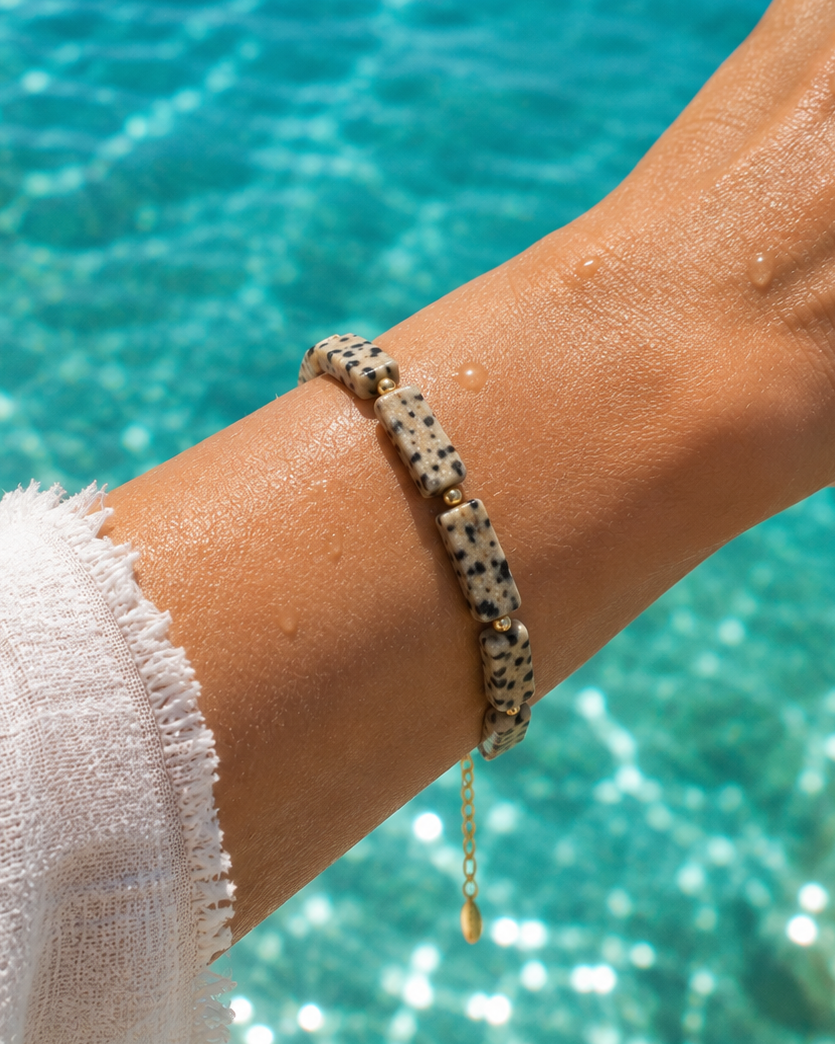 Bracciale Avi in diaspro dalmata