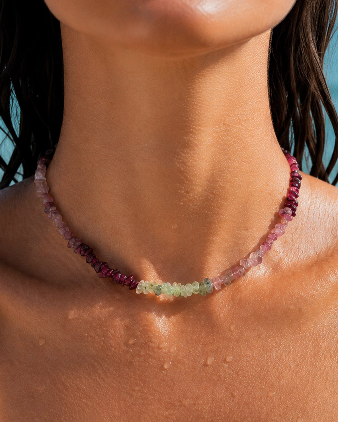 Collana LIV dodici pietre naturali