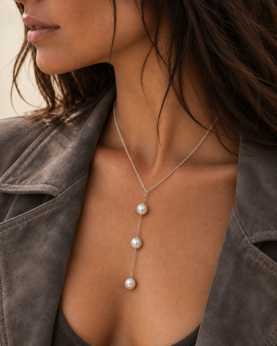 Collier pendentif 3 Nacres