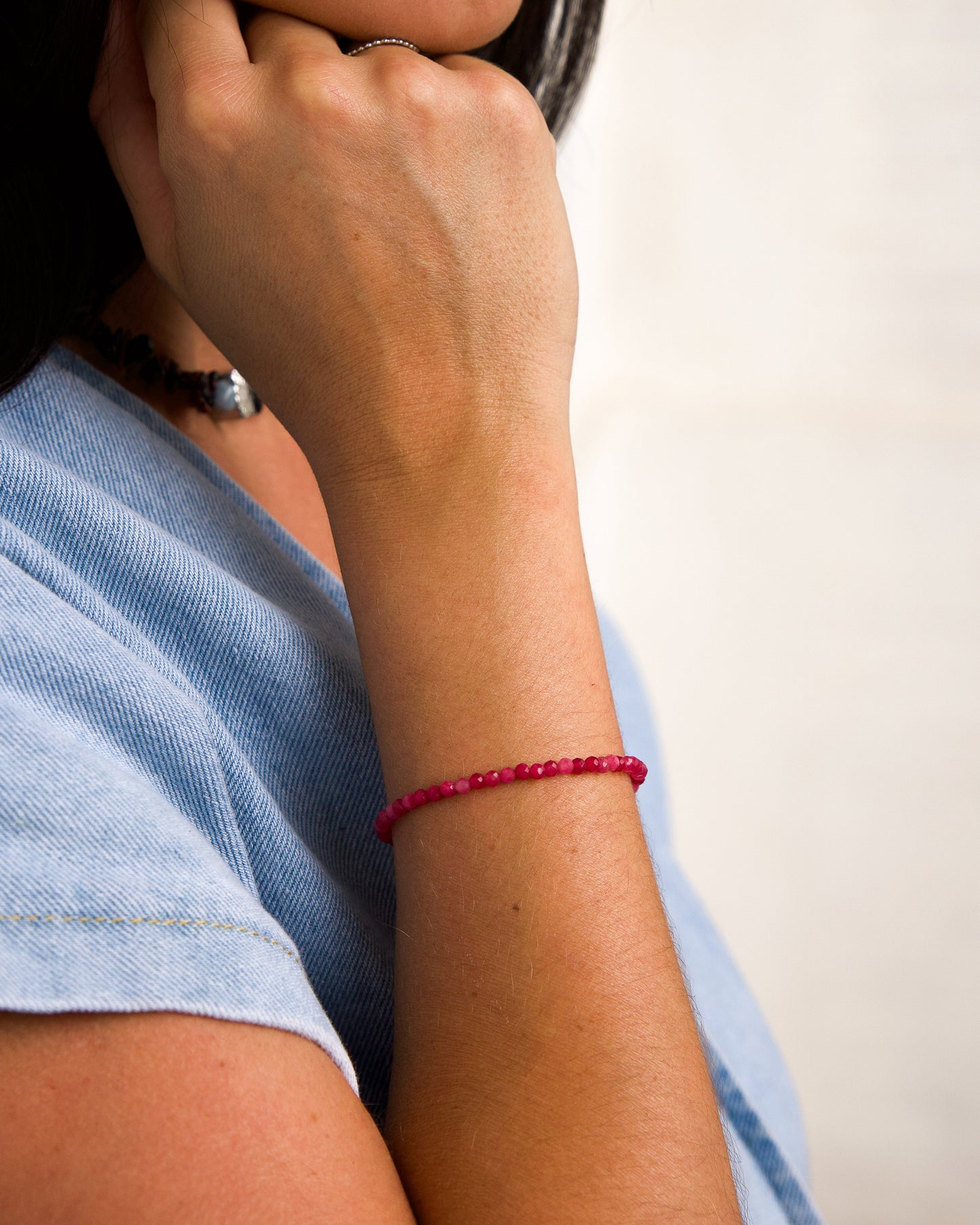 Bracelet Liv Quartz Rose