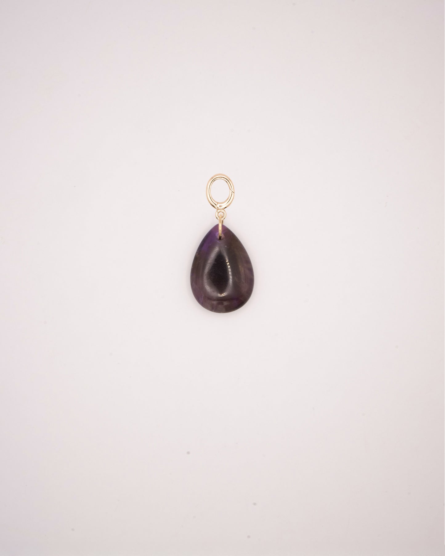 Pierre goutte Fluorite interchangeable