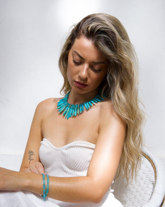 Netzah Jaspe turquoise