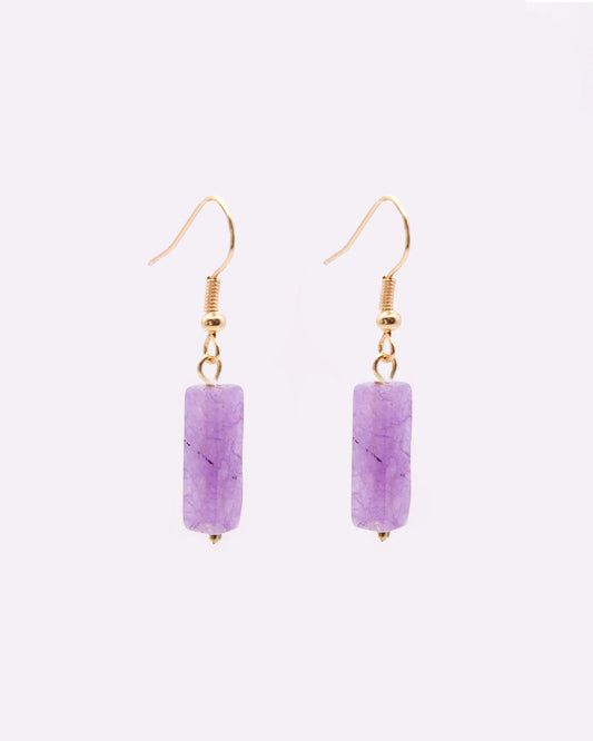 Avi Amethyst Earrings